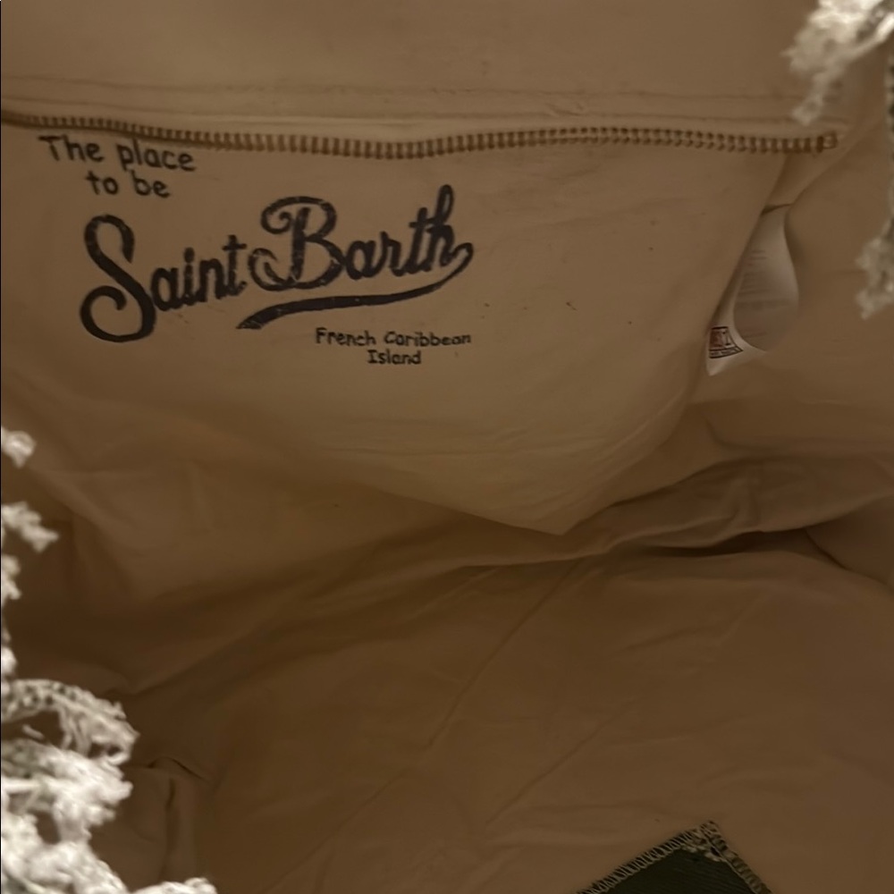 Green Embroidered Tote Bag - Picture 3 of 4